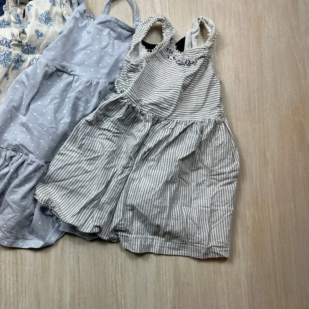 5 Piece Bundle Lot Cat & Jack Calvin Klein Audrey Camille Boho Summer Dress 4T